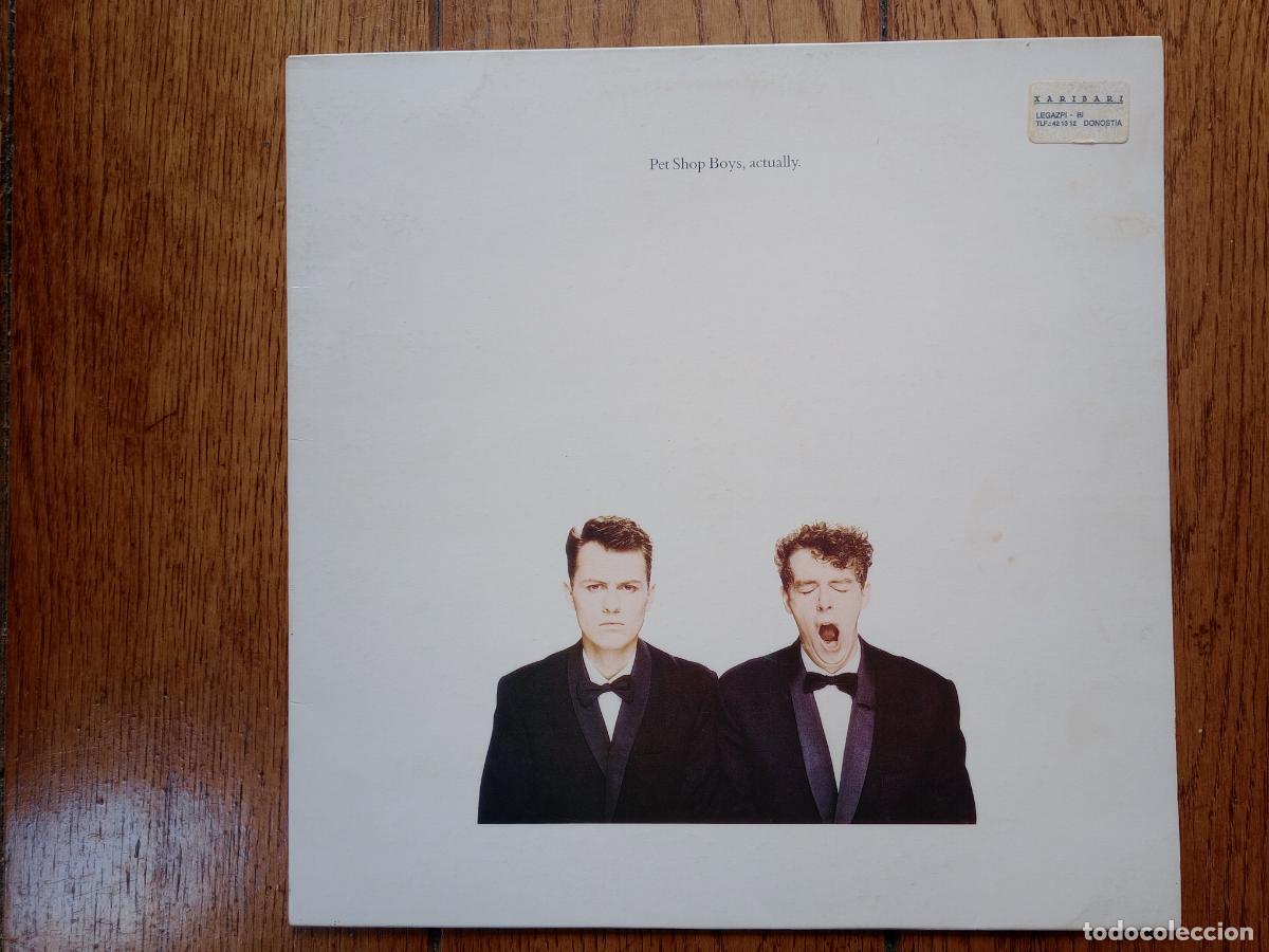 Discos de vinilo: Pet shop boys - actually