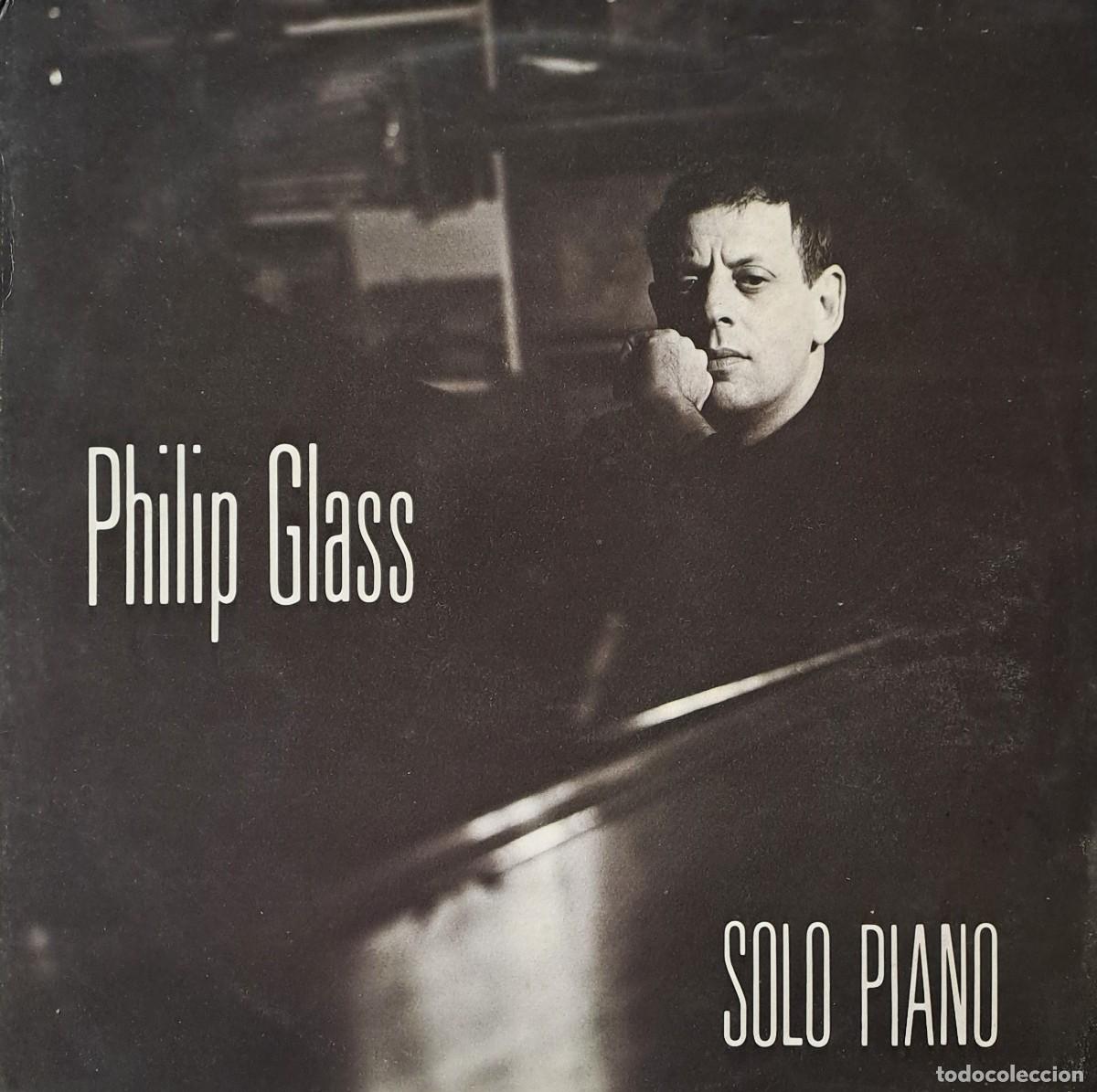 Discos de vinilo: LPs PHILIP GLASS SOLO PIANO, METAMORPHOSIS. LP-SEXT-1285