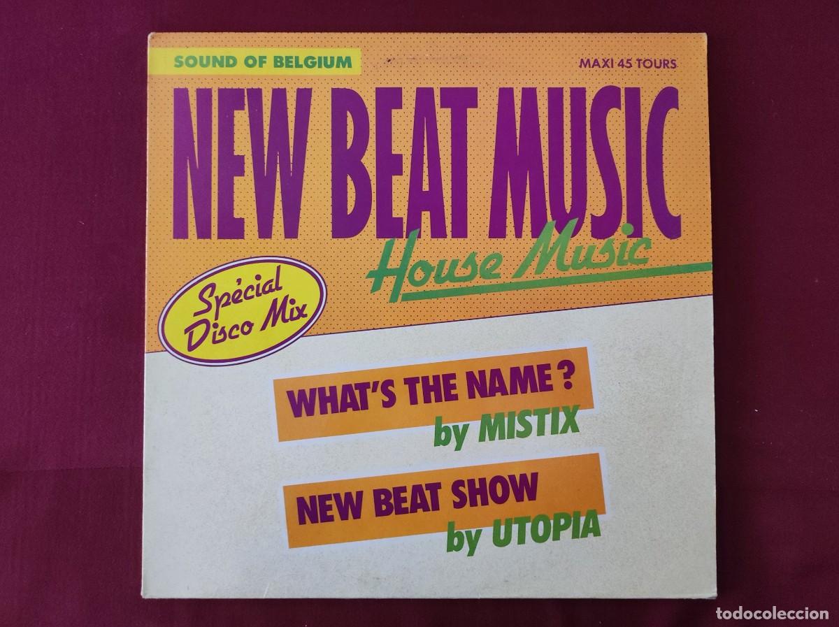 Discos de vinilo: Mistix / Utopia &ndash; What's The Name? / New Beat Show (Maxi 12&rdquo;) - Edici&oacute;n Francia 1989 - Victoria / Pa