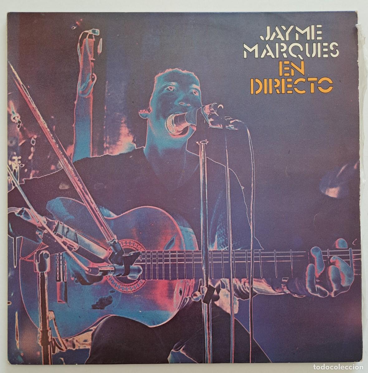 Discos de vinilo: JAYME MARQUES - EN DIRECTO (DOBLE LP) - RCA &ndash; PL-35225 (2) - SPAIN 1979