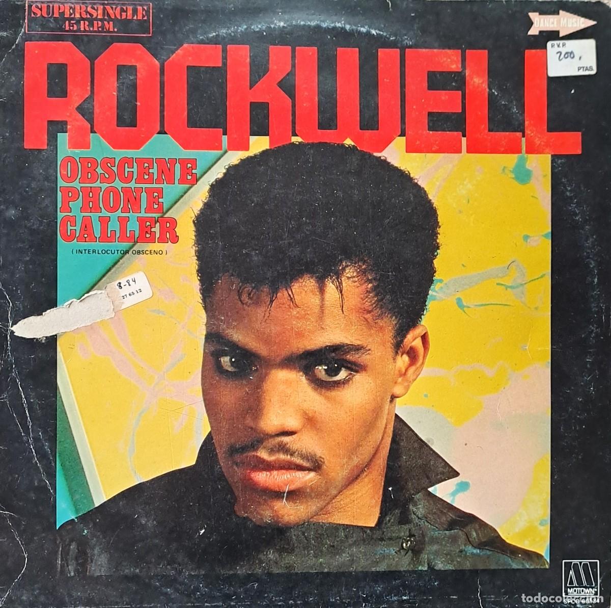 Discos de vinilo: LPs ROCKWELL - OBSCENE PHONE CALLER. LP-SEXT-1295