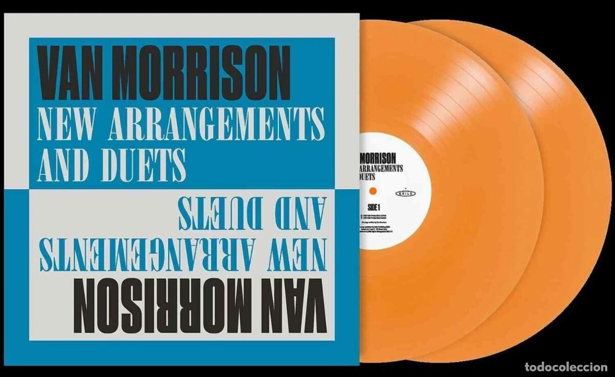 Discos de vinilo: Van Morrison &ndash; New Arrangements And Duets 2-LP Europa vinilo naranja portada gatefold