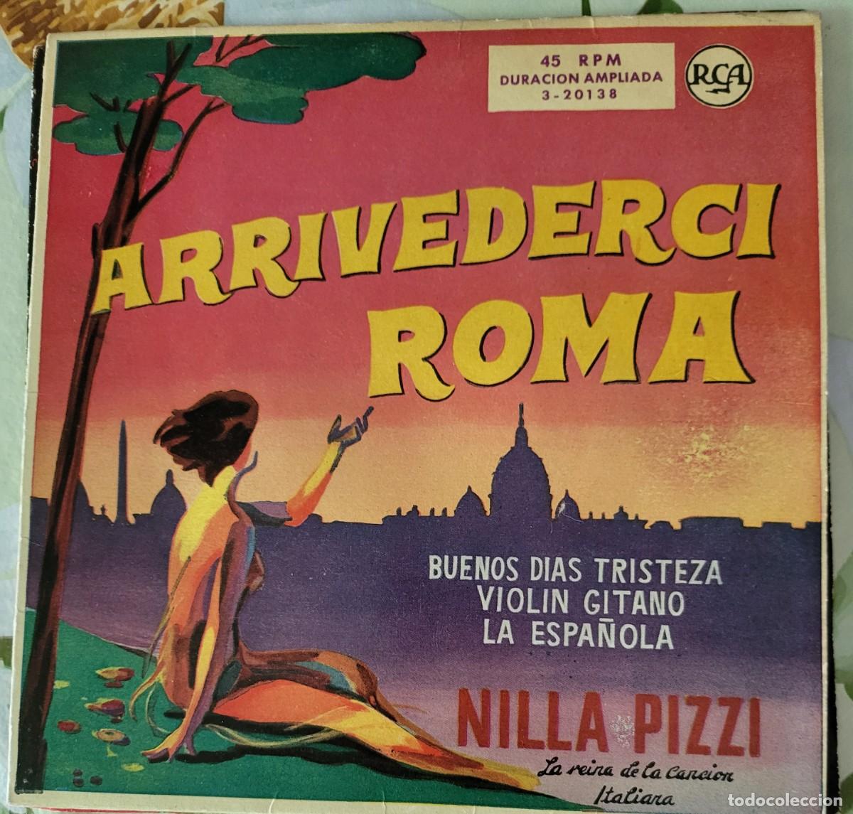 Discos de vinilo: Nilla Pizzi Ep sello RCA editado en Espa&ntilde;a a&ntilde;o 1958...