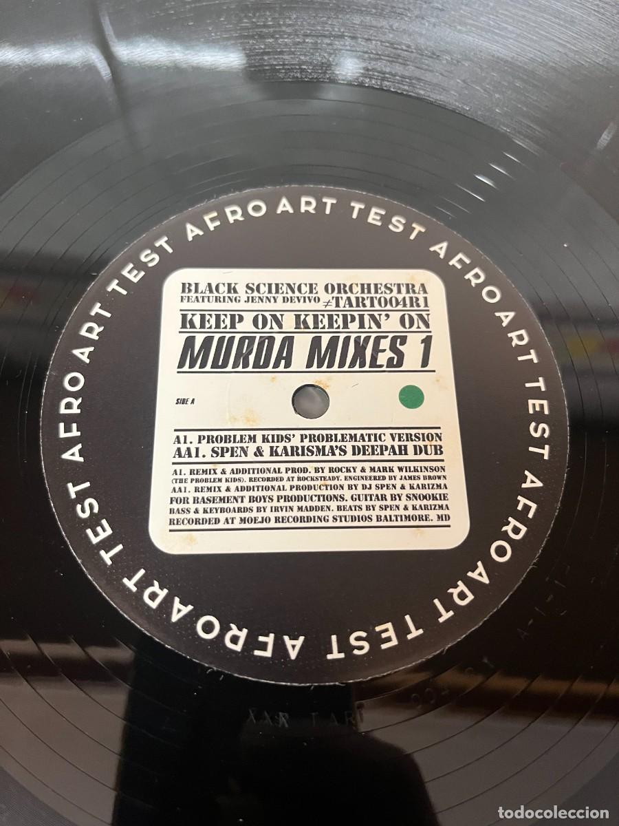Discos de vinilo: Black Science Orchestra Featuring Jenny Devivo Keep On Keepin On (Murda Mixes 1) - Foto 3