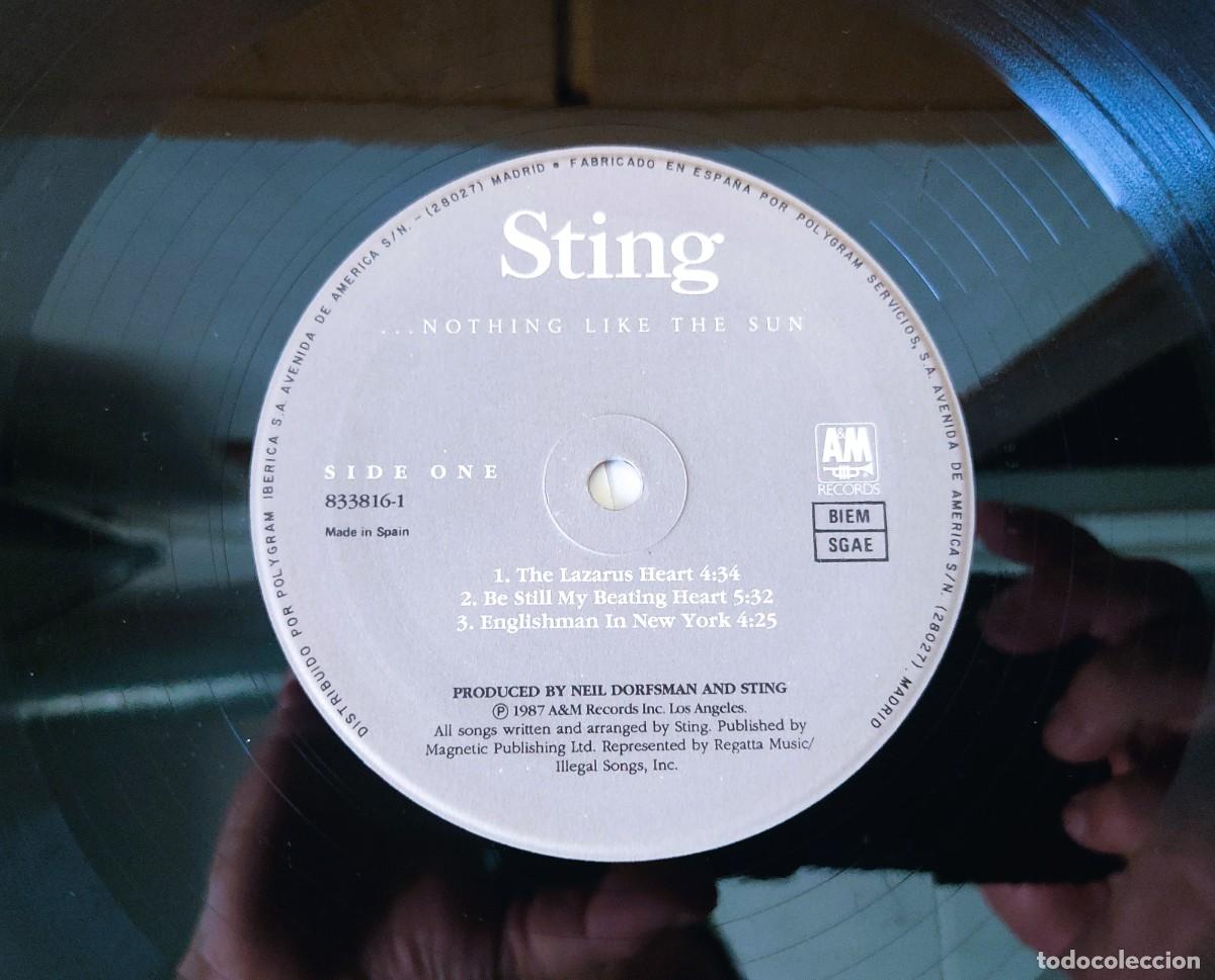 Discos de vinilo: DISCO LP DOBLE STING NOTHING LIKE THE SUN - Foto 4
