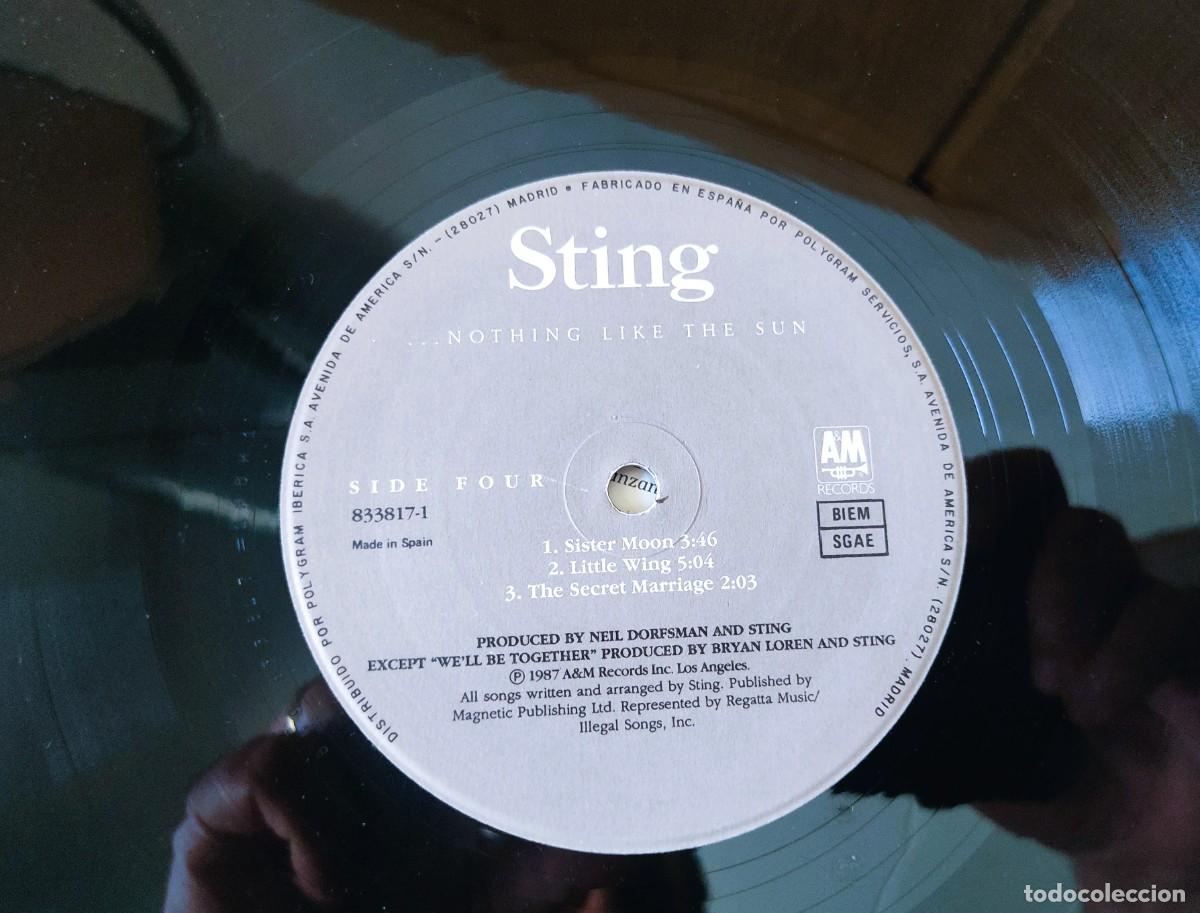 Discos de vinilo: DISCO LP DOBLE STING NOTHING LIKE THE SUN - Foto 11