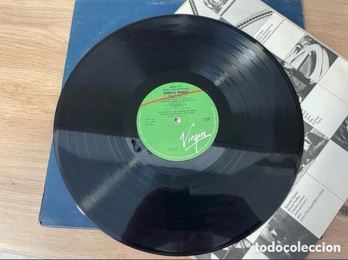 Discos de vinilo: Simple Minds Real to Reel Cacophony firmado y sencillo Chelsea Girl