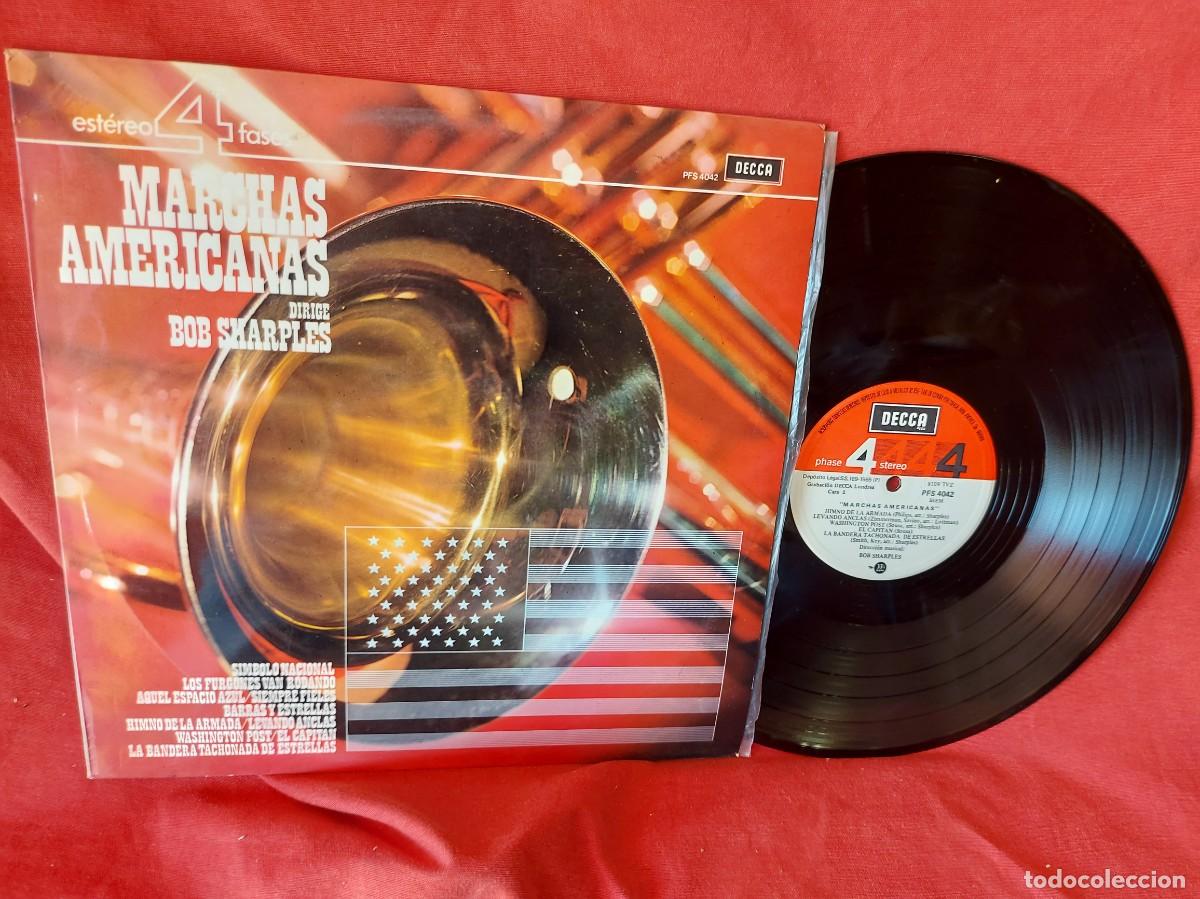 Discos de vinilo: LP - BOB SHARPLES ,MARCHAS AMERICANAS ( PEDIDOS M&Iacute;NIMOS 10 &euro; ) ) CAJA N.&ordm; 5 - LP