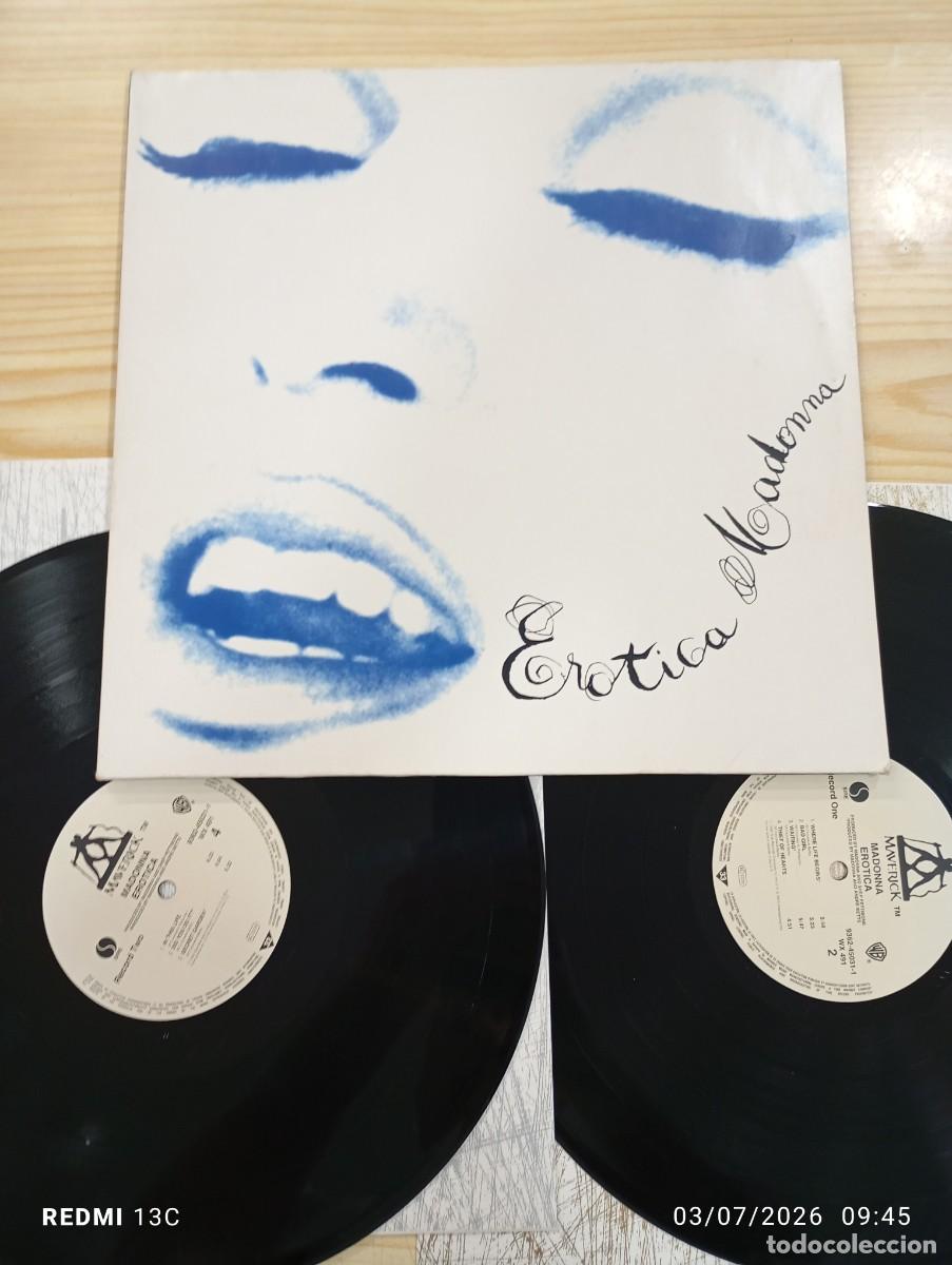Discos de vinilo: Doble Lp - Madonna - Erotica -1&ordf; Edicion Europea 1992