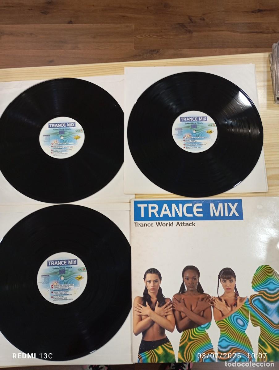 Discos de vinilo: Triple Lp - Trance Mix (Trance World Attack) 1994