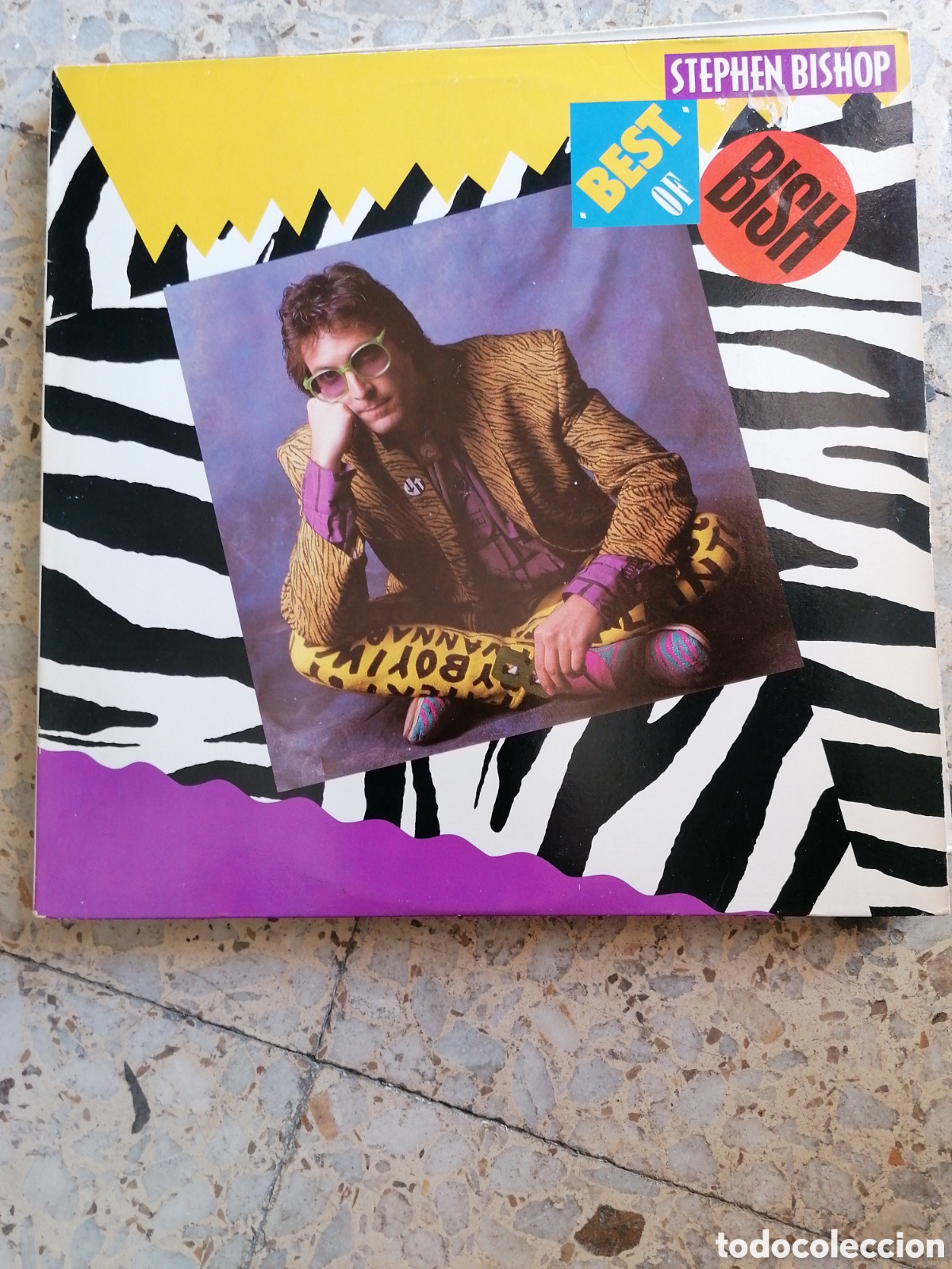 Discos de vinilo: LP STEPHEN BISHOP BEST OF BISH 1988 USA EX