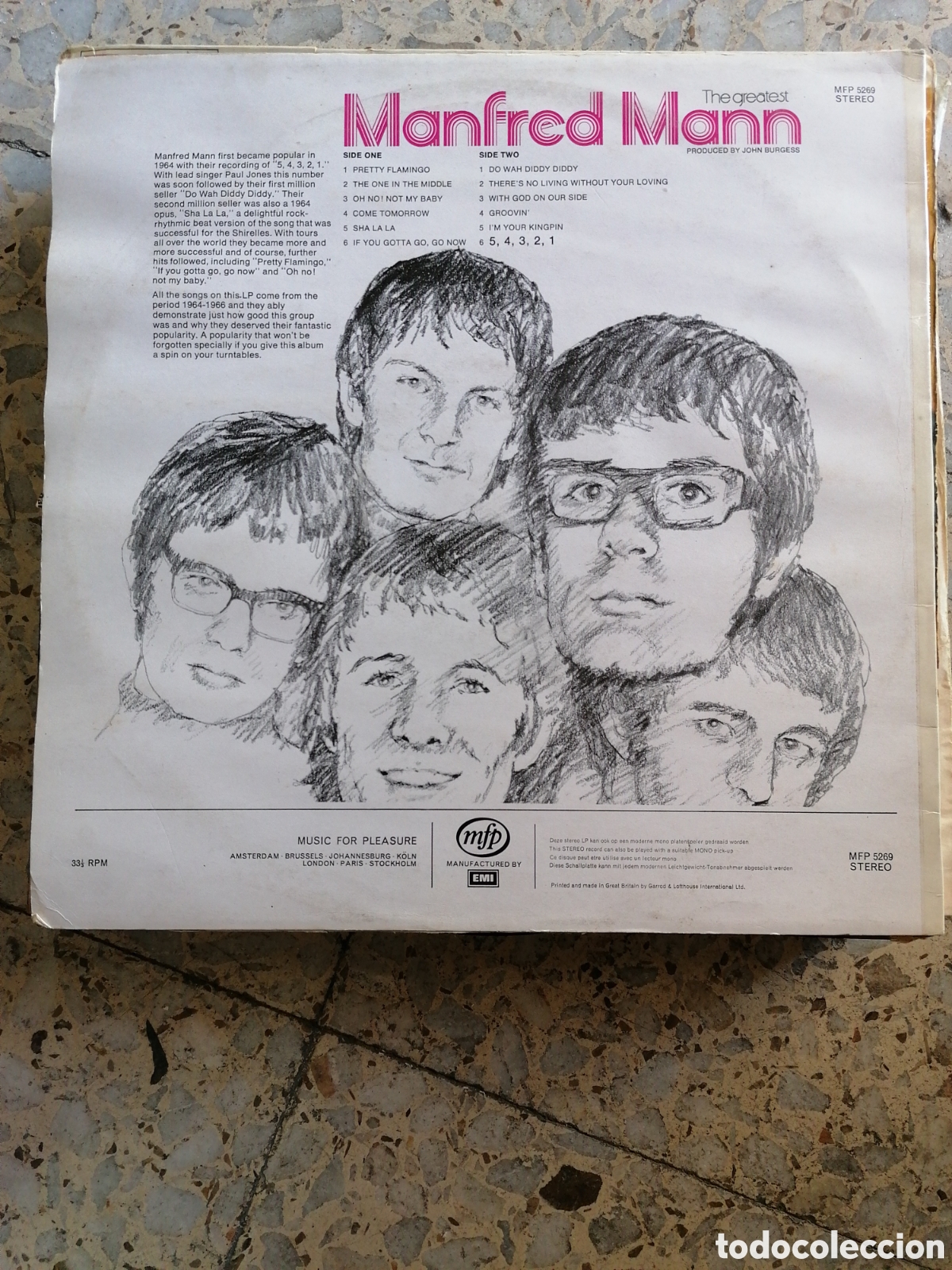 Discos de vinilo: LP MANFRED MANN THE GREATEST 1972 UK - Foto 2