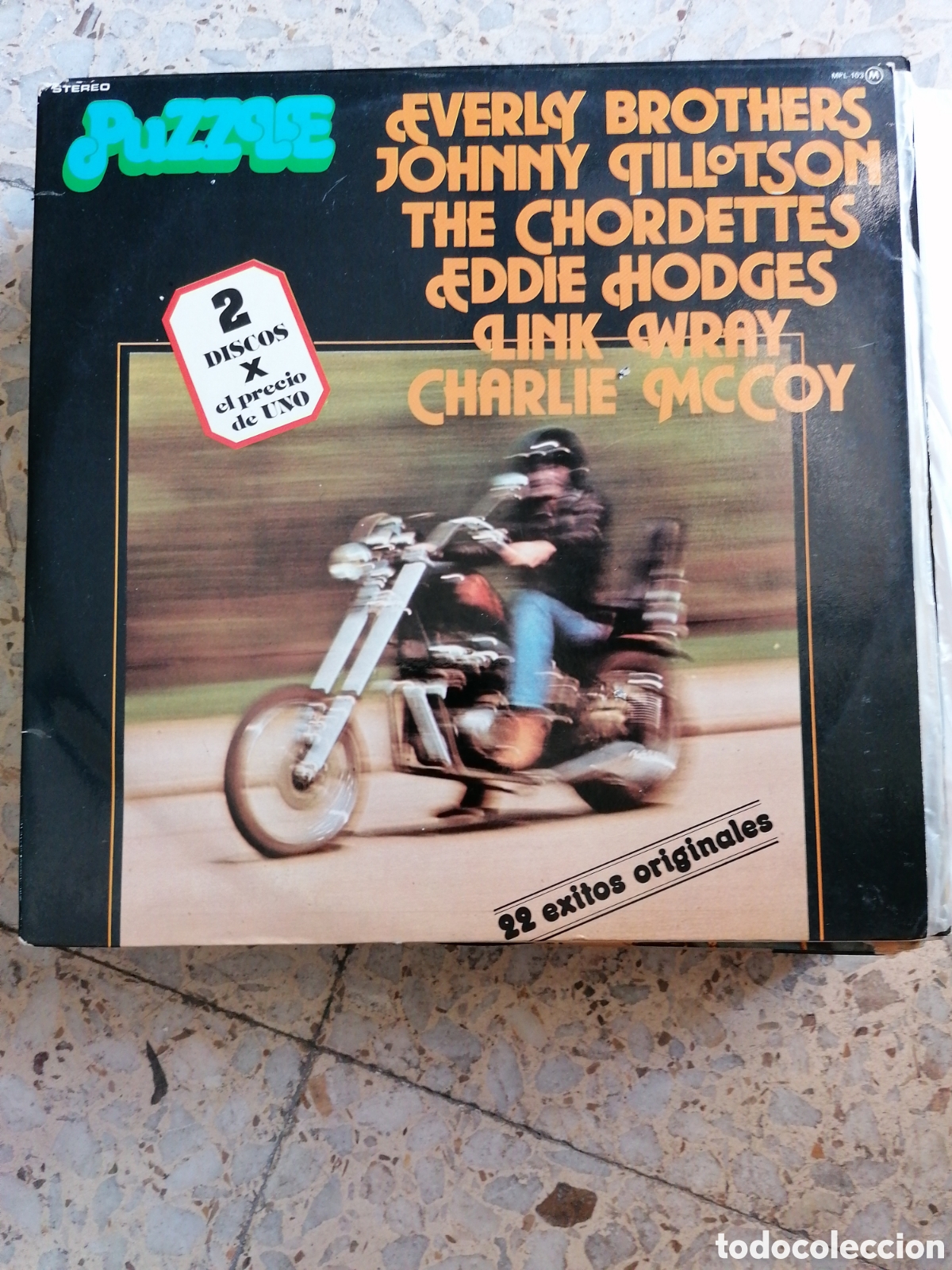 Discos de vinilo: 2 LP PUZZLE EXITOS EVERLY BROTHERS JOHNNY TILLOTSON THE CHORDETTES EDDIE HODGES 1978 ESPA&Ntilde;A PROMO