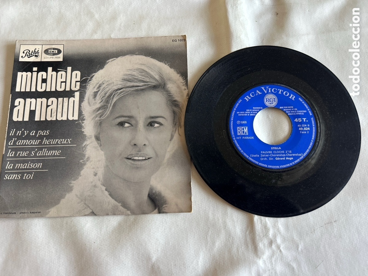 Discos de vinilo: Ep Michele Arnaud.Made in France1968