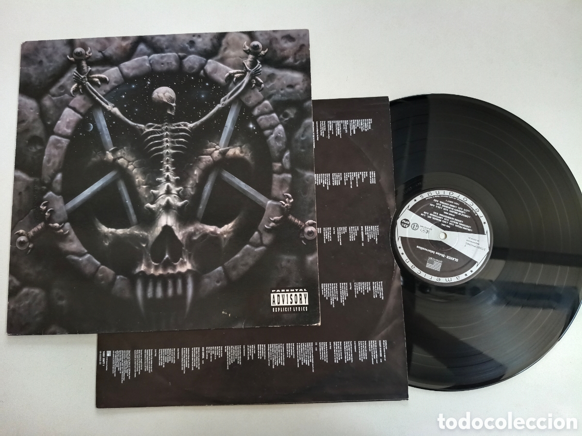 Discos de vinilo: SLAYER - Divine Intervention - LP ORIGINAL AMERICAN RECORDINGS 1994 // TRASH METAL
