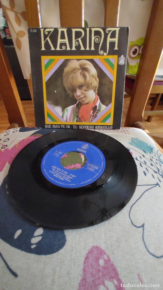 Discos de vinilo: KARINA-SINGLE QUE MAS TE DA