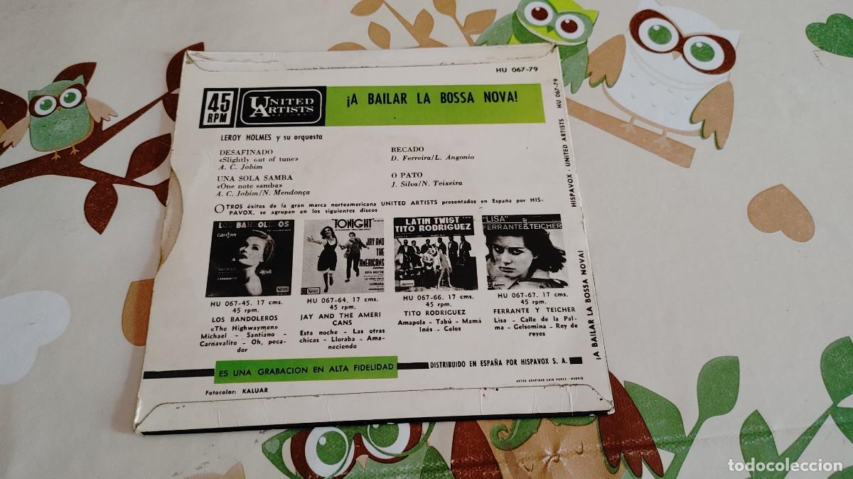 Discos de vinilo: LEROY HOLMES-EP DESAFINADO +3 - Foto 2