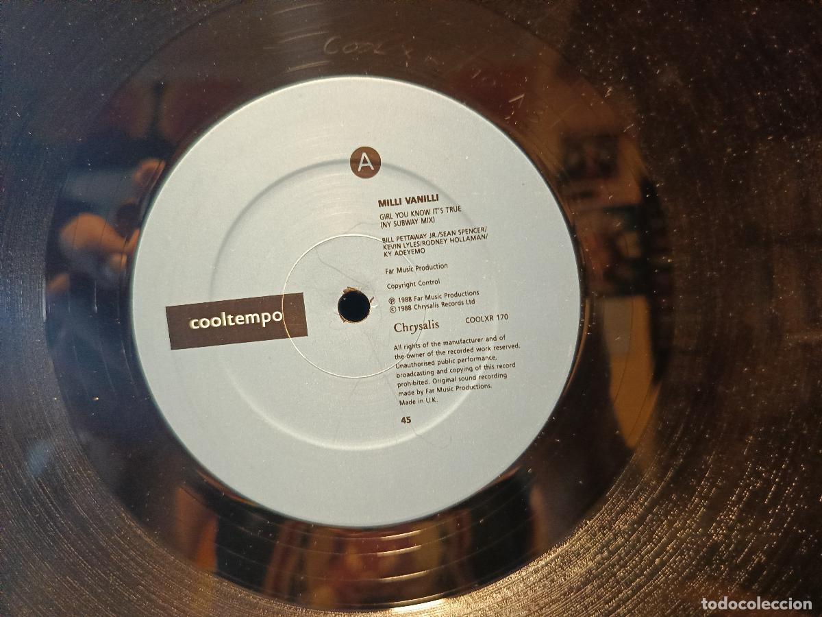 Discos de vinilo: MILLI VANILLI - GIRL YOU KNOW IT'S TRUE, MAGIC TOUCH / MAXISINGLE HANSA 1988 PEPETO