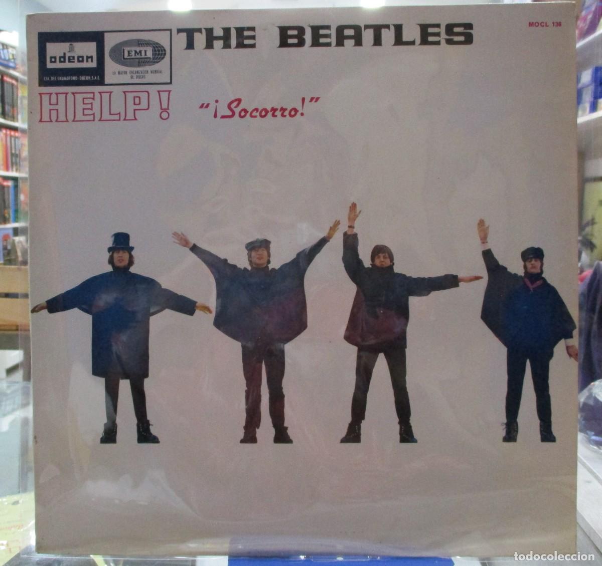 Discos de vinilo: DISCO VINILO - LP&acute;S - THE BEATLES - HELP - SOCORRO - 1&ordf; EDICION ESPA&Ntilde;A - 1965 - MOCL 136