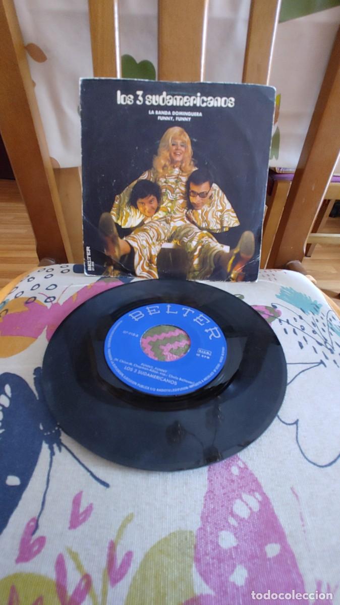 Discos de vinilo: LOS 3 SUDAMERICANOS-SINGLE LA BANDA DOMINGUERA
