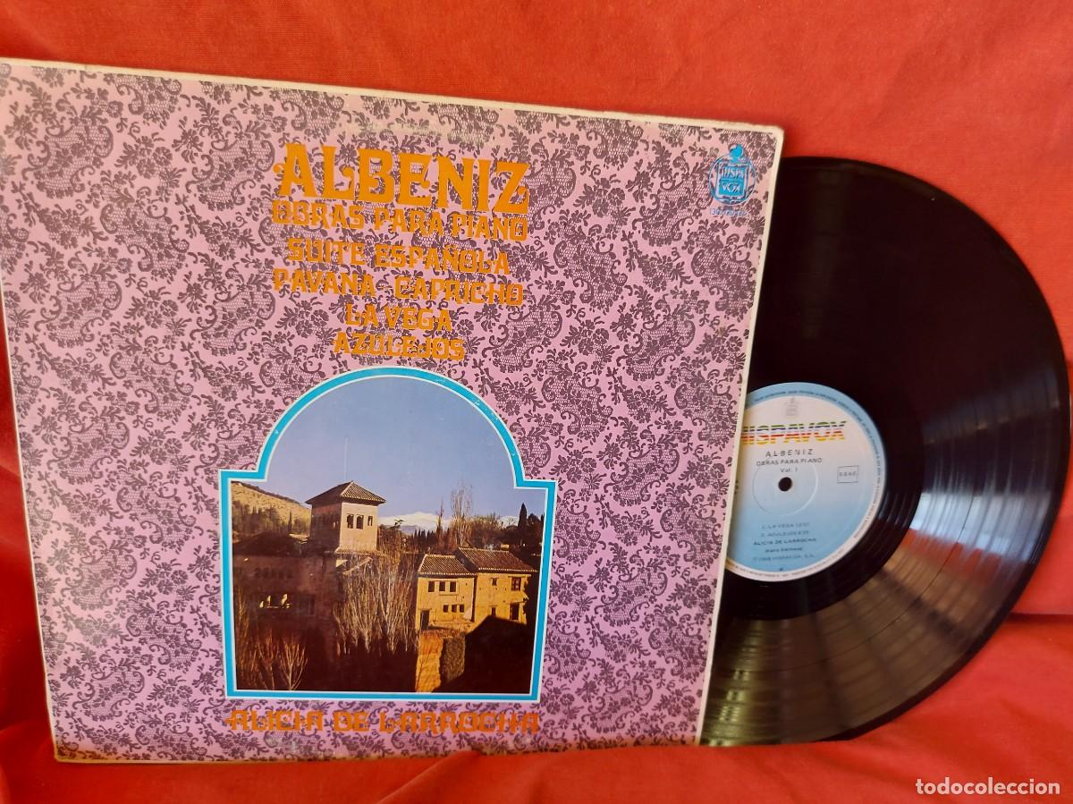 Discos de vinilo: LP ISAAC ALB&Eacute;NIZ ,ALICIA DE LARROCHA ( PEDIDOS M&Iacute;NIMOS 10 &euro; ) ) CAJA N.&ordm; 5 - LP