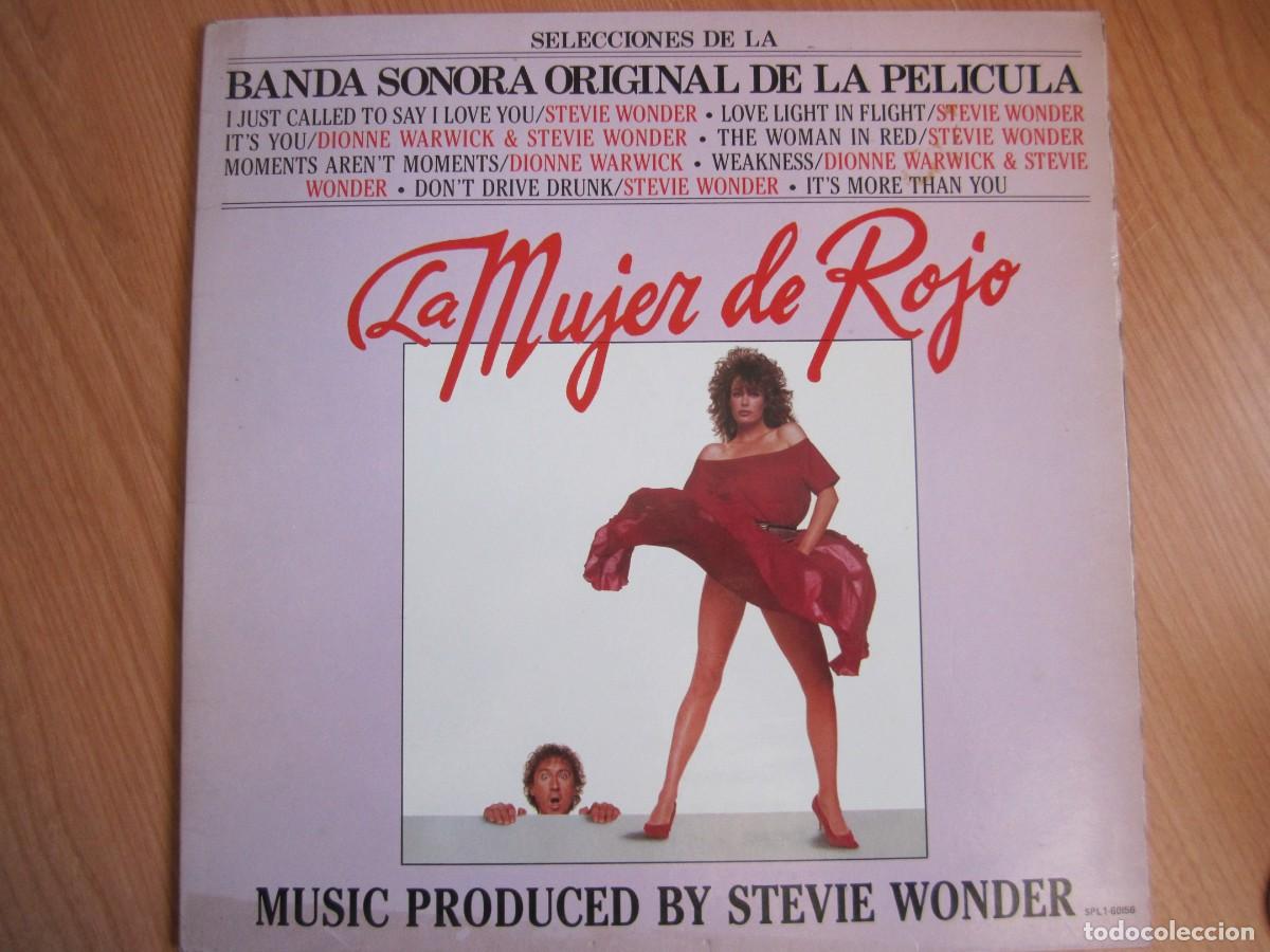 Discos de vinilo: disco vinilo la mujer de rojo banda sonora stevie wonder