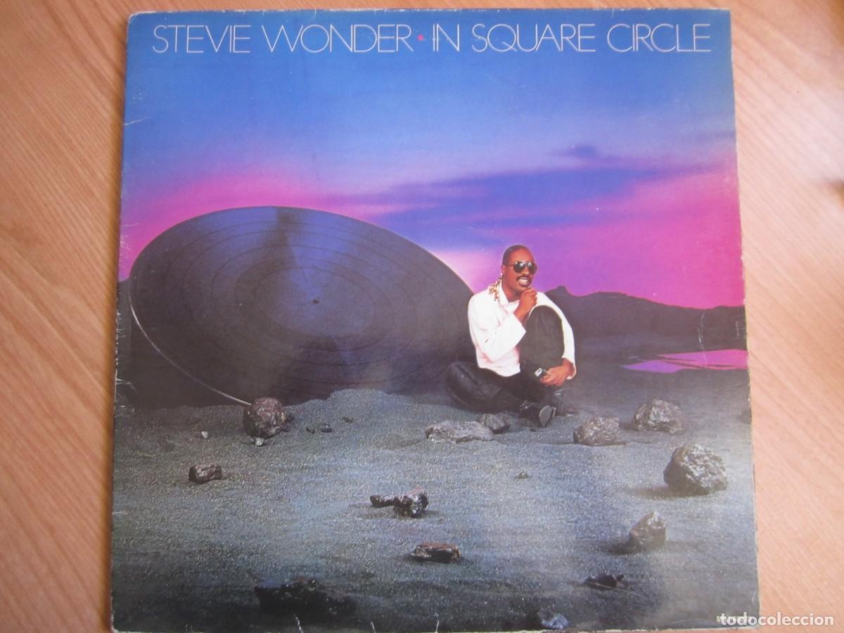 Discos de vinilo: disco vinilo stevie wonder in square circle