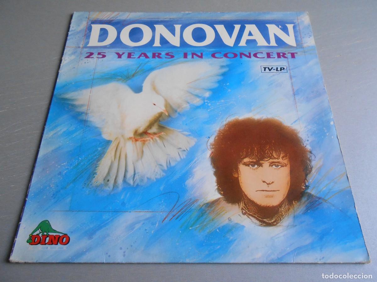 Discos de vinilo: DONOVAN - 25 YEARS IN CONCERT -, LP, JENNIFER JUNIPER + 14, A&Ntilde;O 1991, DINO DNLP 1253 HOLLAND