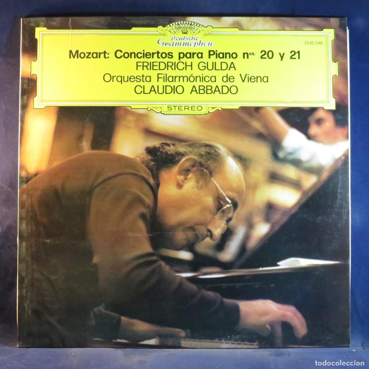 Discos de vinilo: MOZART, FRIEDRICH GULDA, WIENER PHILHARMONIKER - PIANO CONCERTOS NR. 20 & 21 - LP