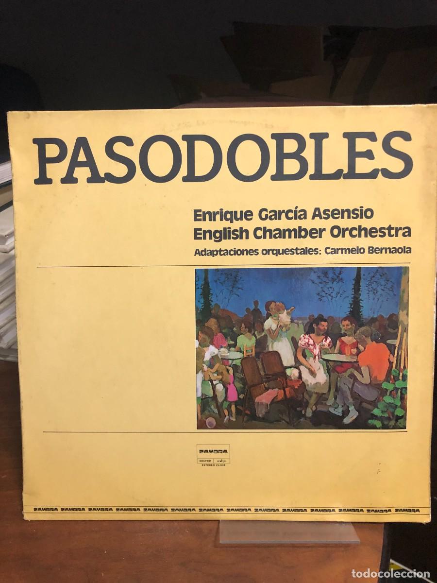 Discos de vinilo: Pasodobles Enrique Garc&iacute;a Asensio / English Chamber Orchestra (Adapt. Carmelo Bernaola)