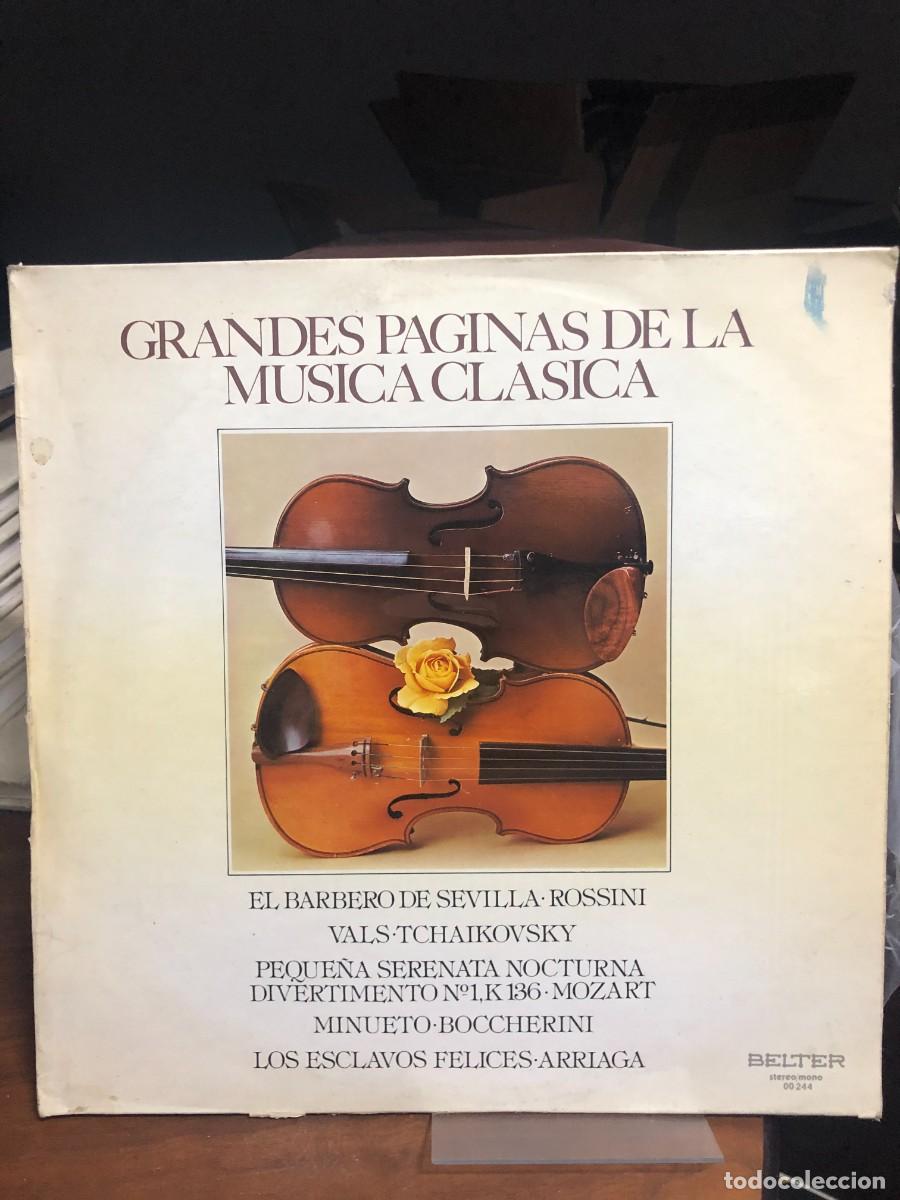 Discos de vinilo: Grandes P&aacute;ginas de la M&uacute;sica Cl&aacute;sica
