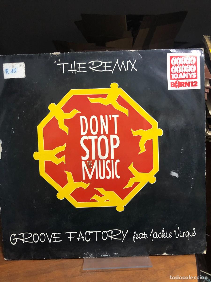 Discos de vinilo: Don't Stop The Music (The Remix Maxi-Single) Groove Factory feat. Jackie Virgil