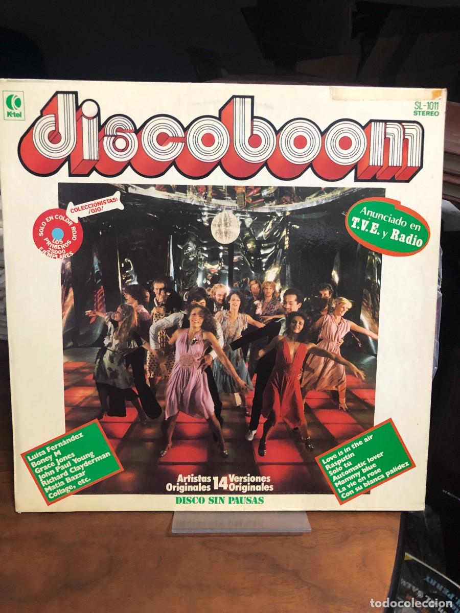 Discos de vinilo: Discoboom Varios (K-tel: Boney M, Grace Jones, Matia Bazar, etc.)