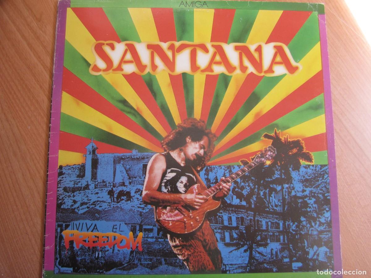 Discos de vinilo: disco vinilo santana freedom