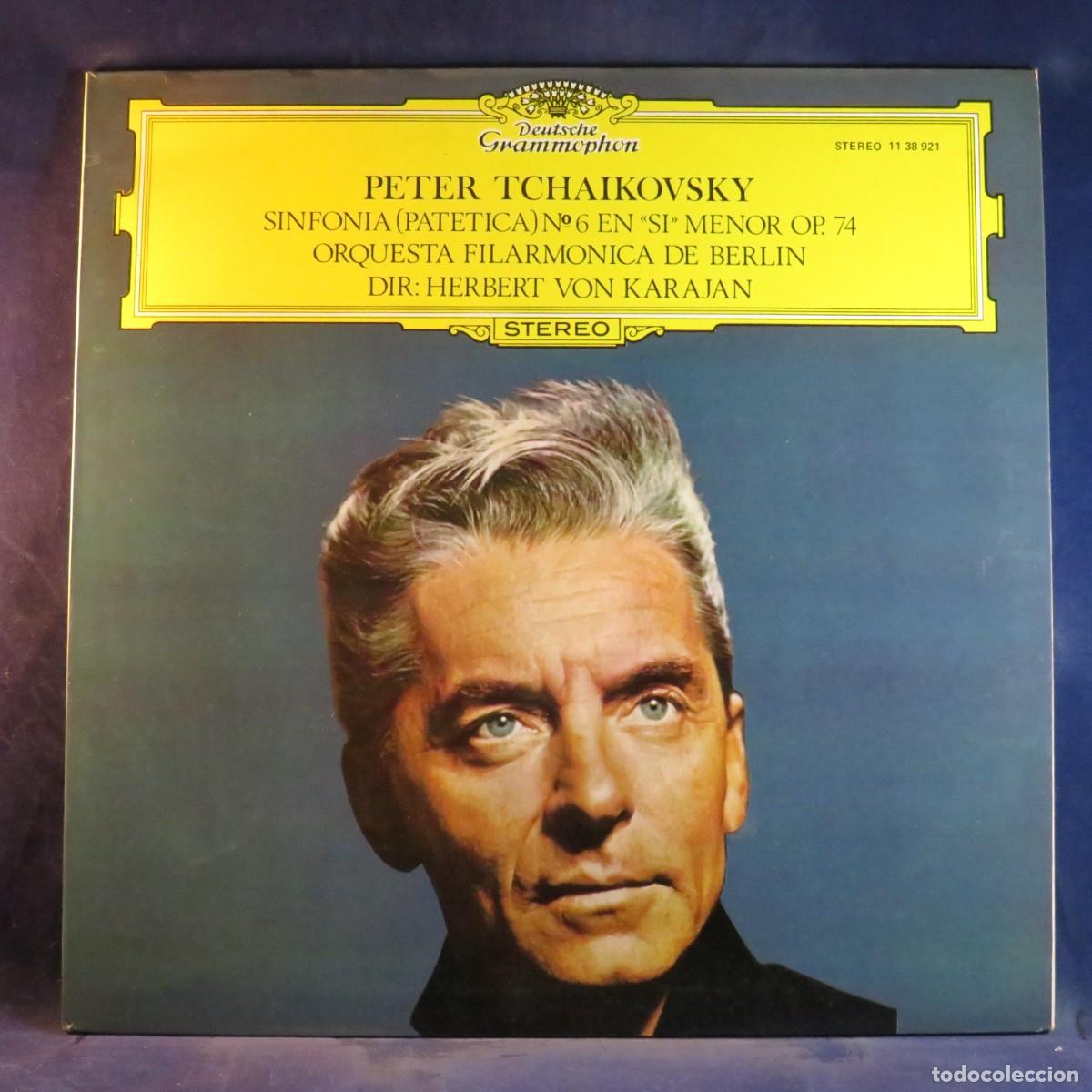 Discos de vinilo: PETER TCHA&Iuml;KOVSKY &ndash; SINFON&Iacute;A (PATETICA) N&deg; 6 EN SI MENOR OP. 74 - LP