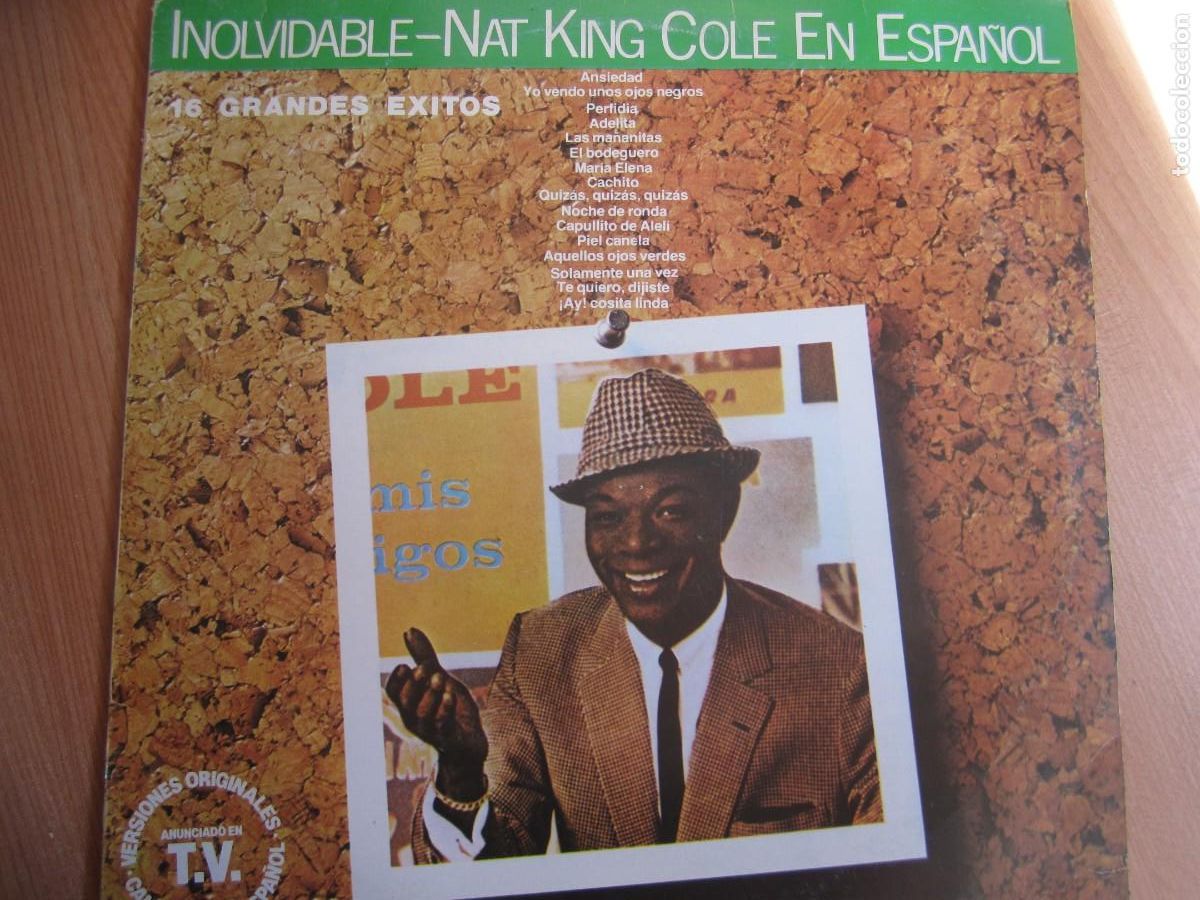 Vinyl-Schallplatten: disco vinilo inolvidable nat king cole en espa&ntilde;ol