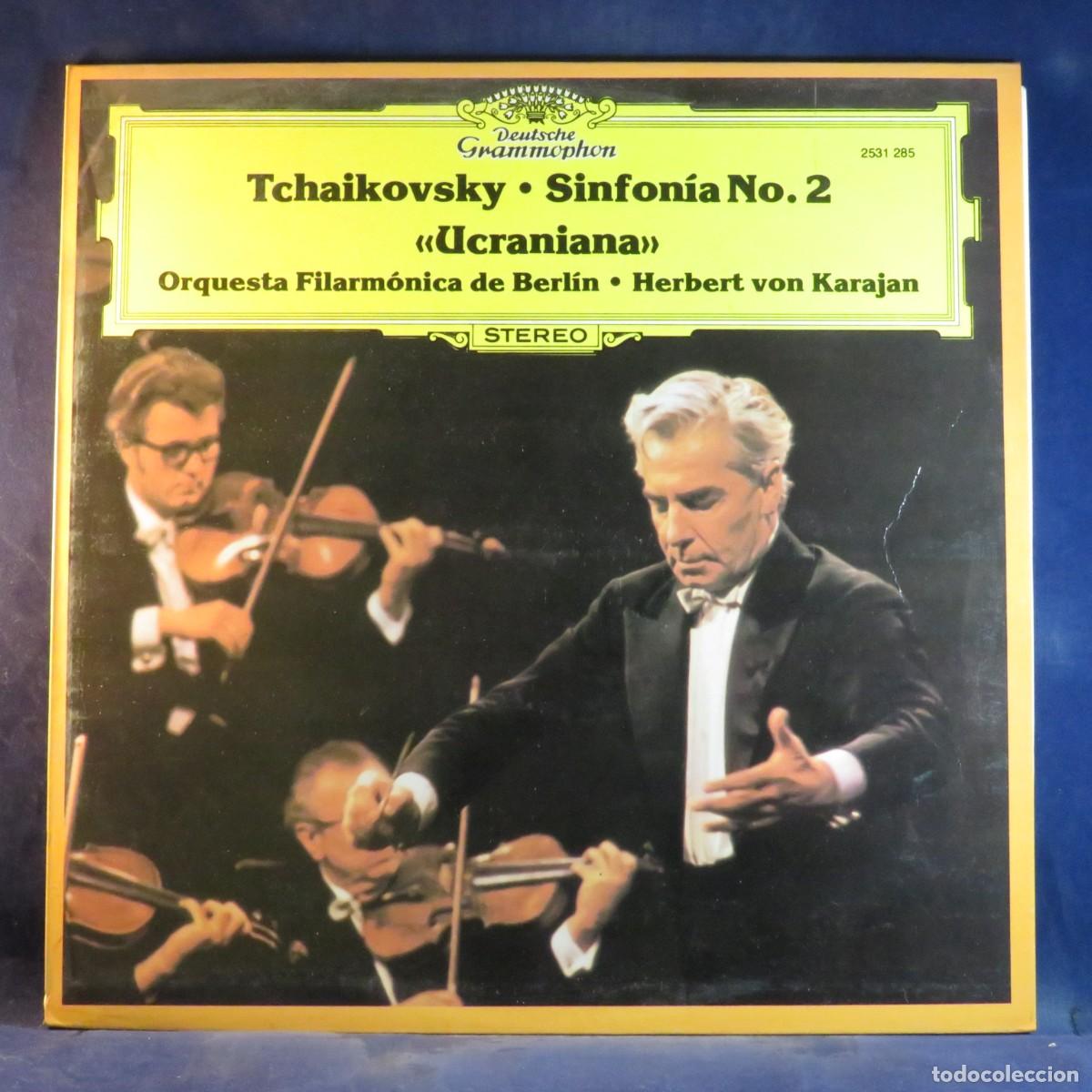 Discos de vinilo: TCHAIKOVSKI, HERBERT VON KARAJAN &ndash; SYMPHONIE N&deg;2 &rdquo;UKRAINIENNE&rdquo; - LP