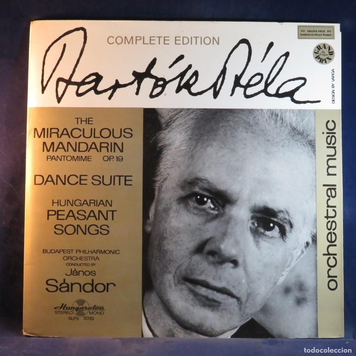 Discos de vinilo: BART&Oacute;K B&Eacute;LA - THE MIRACULOUS MANDARIN - PANTOMIME, OP. 19 / DANCE SUITE - LP
