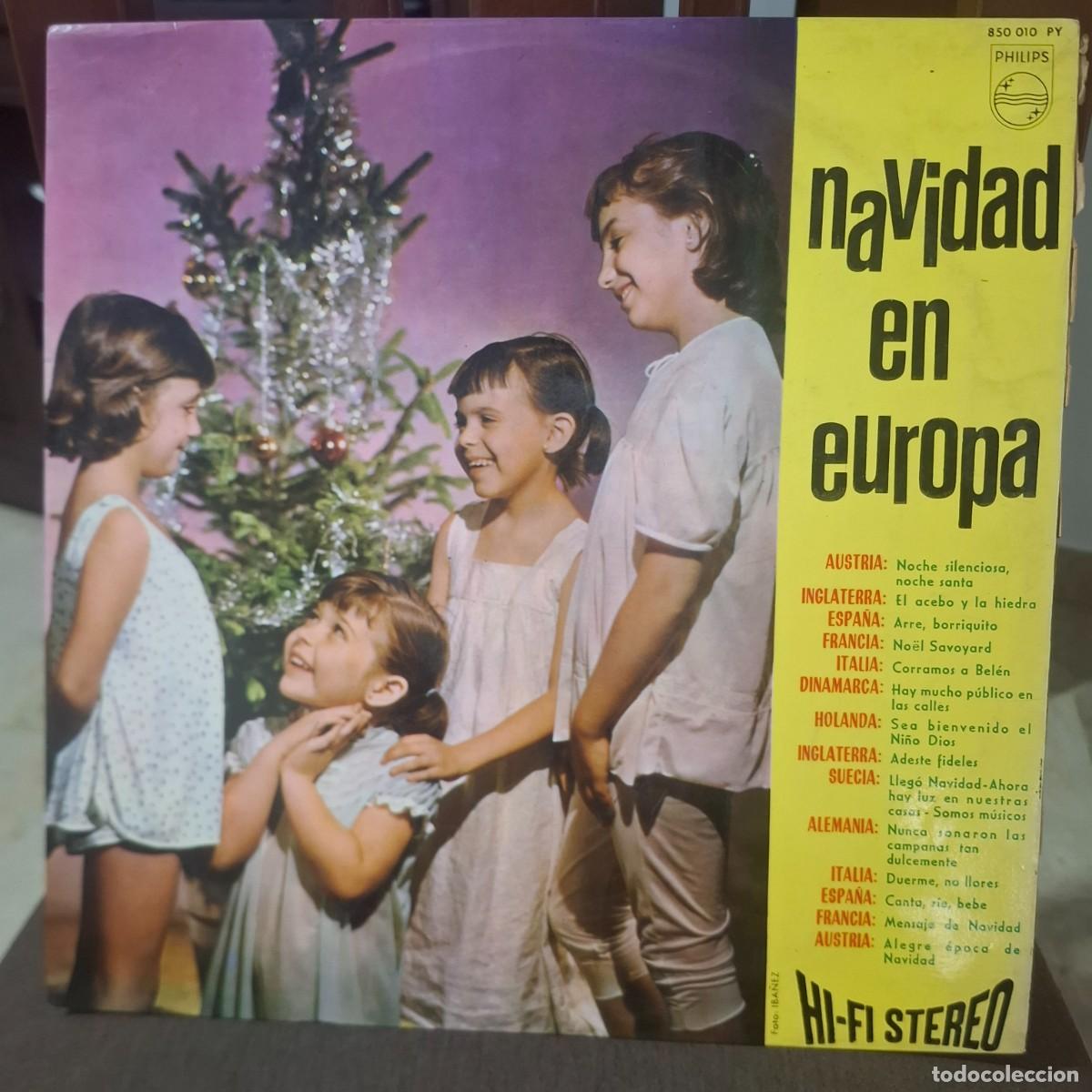 Discos de vinilo: Vinilo NAVIDAD EN EUROPA. canciones de Navidad de diferentes pa&iacute;ses. 1963