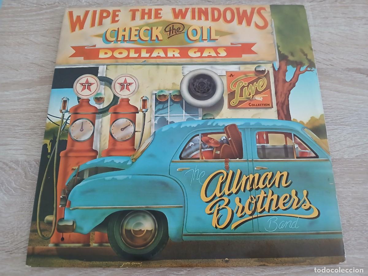 Discos de vinilo: THE ALLMAN BROTHERS BAND - WIPE THE WINDOWS CHECK THE OIL DOLLAR GAS - DOBLE LP - 1976