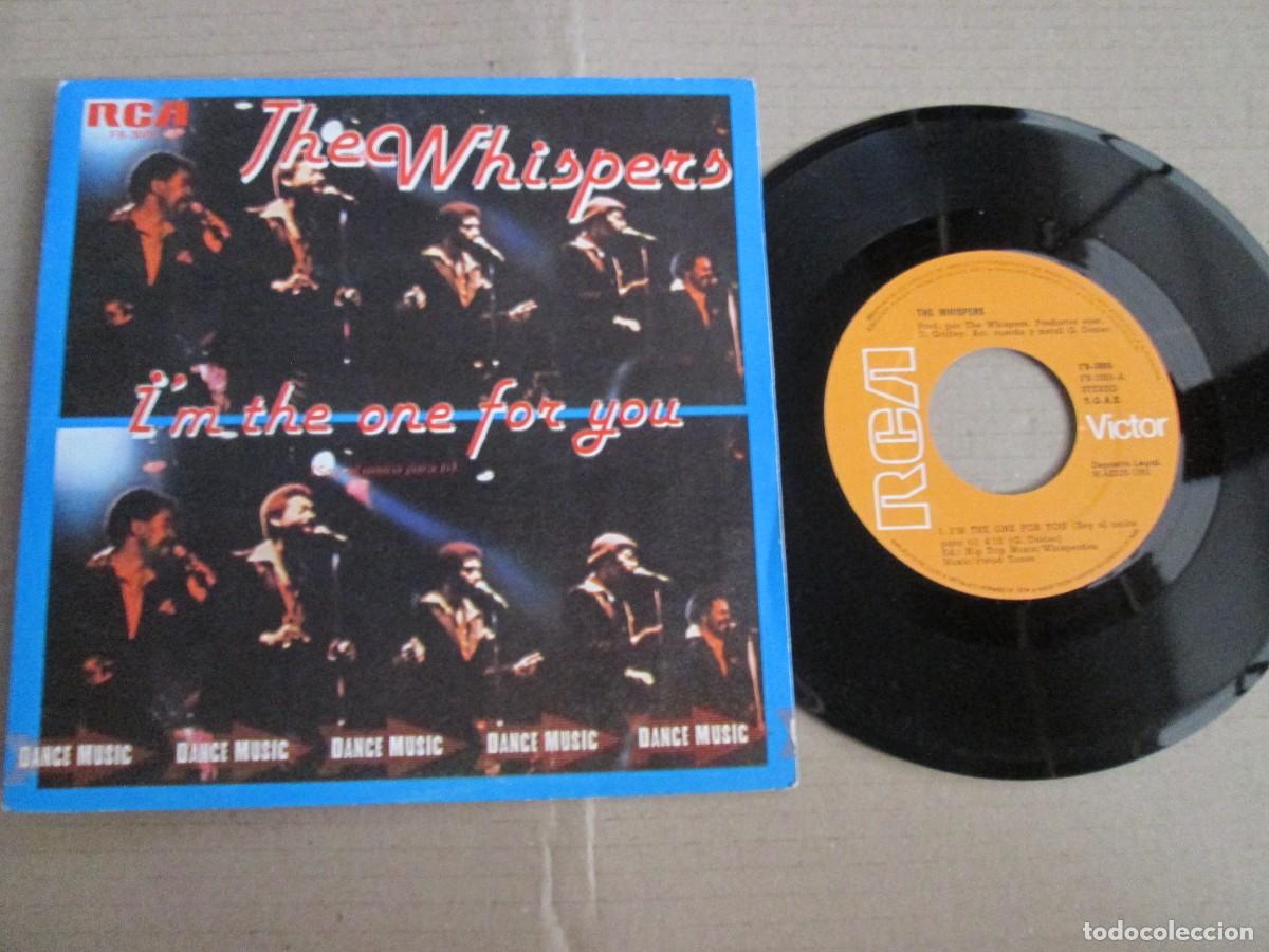 Discos de vinilo: THE WHISPERS - I&acute;m The One for You / I&acute;m Gonna Love You More. Single, ed espa&ntilde;ola 7&rdquo; 1981. Impecable