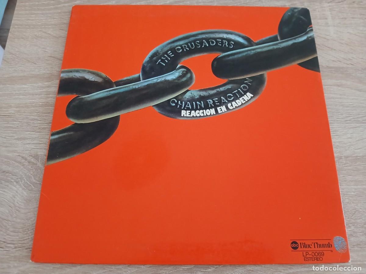 Discos de vinilo: THE CRUSADERS - CHAIN REACTION - CARPETA ABIERTA - 1976