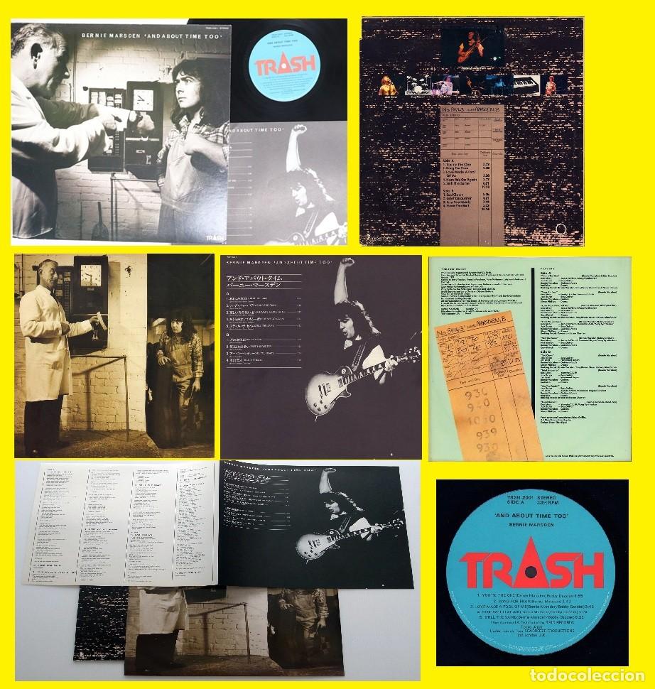 Discos de vinilo: Bernie Marsden &ndash; And About Time Too 1979 RARE 1&ordf; PRESS JAPAN + ENCARTE + LIBRETO, EXC