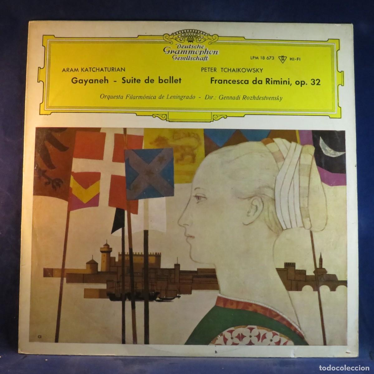 Discos de vinilo: ARAM KHATSCHATURIAN / PETER TSCHAIKOWSKY &ndash; GAYANEH (BALLETSUITE) / FRANCESCA DA RIMINI - LP