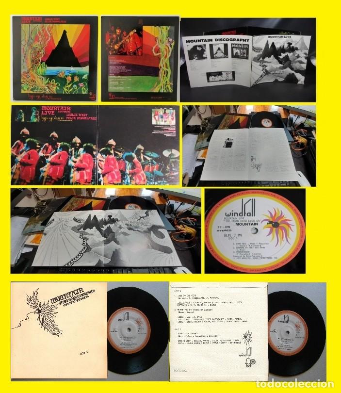 Discos de vinilo: MOUNTAIN / Mountain Live The Road Goes 72 L WEST COMPLET 1&ordm; PRESS JAPAN + LIBRETO 16 PAG + EP SINGLE