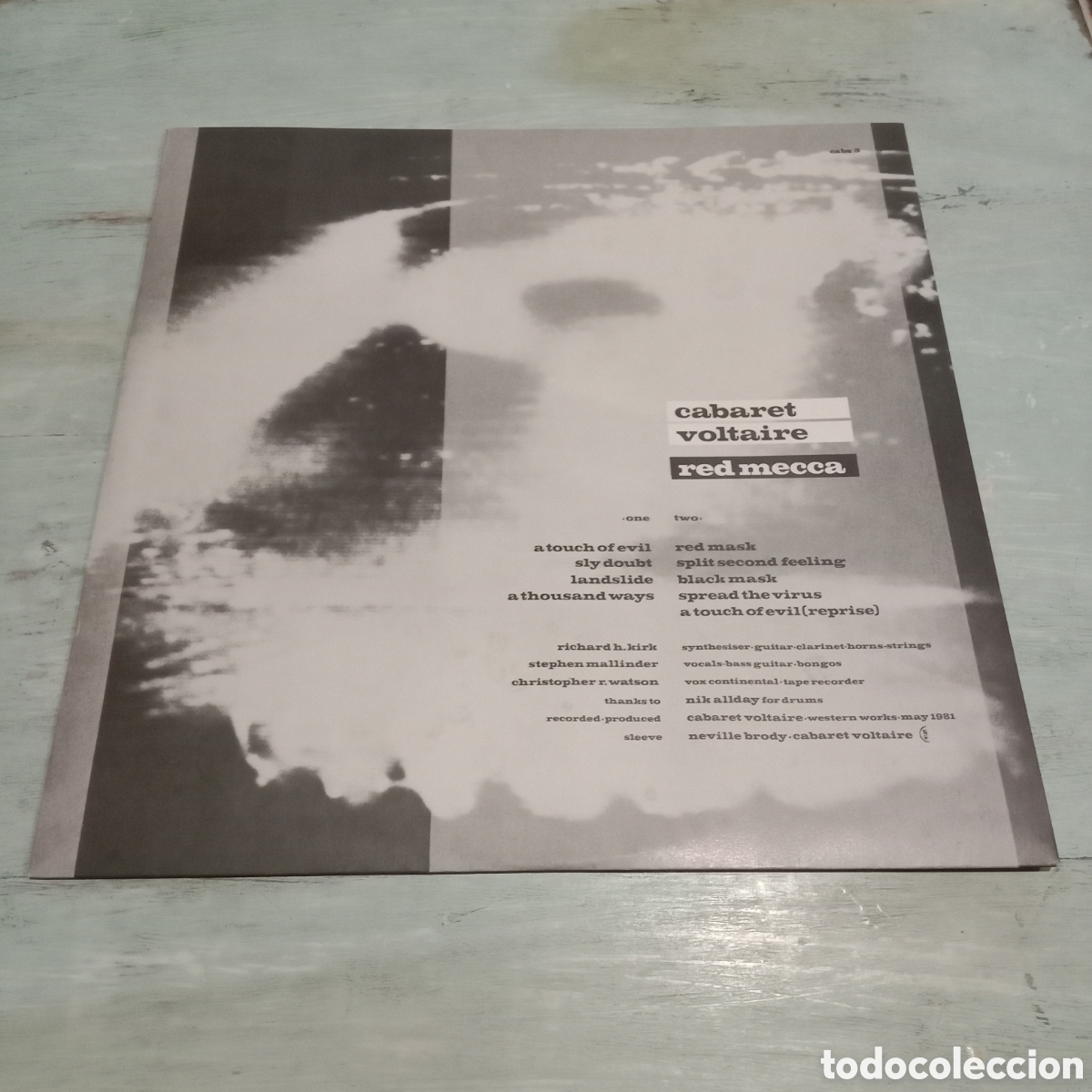 Discos de vinilo: CABARET VOLTAIRE - RED MECCA - LP - Foto 4
