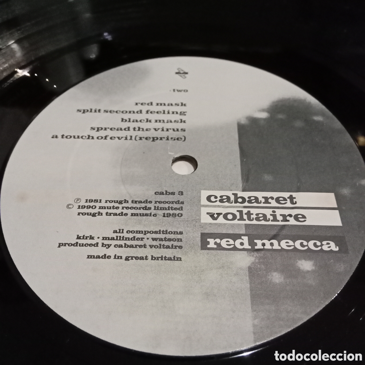 Discos de vinilo: CABARET VOLTAIRE - RED MECCA - LP - Foto 7
