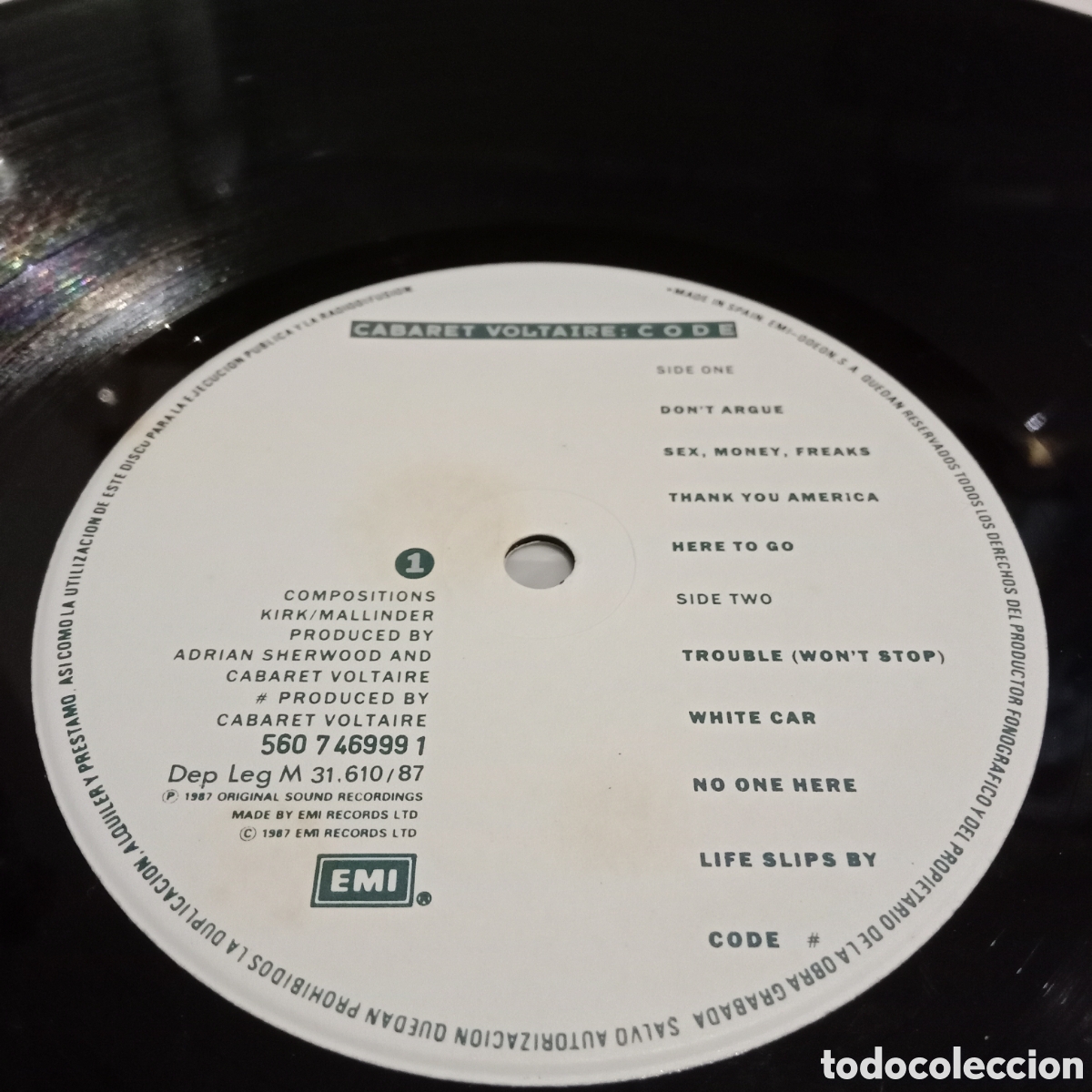 Discos de vinilo: CABARET VOLTAIRE - CODE - LP - Foto 6