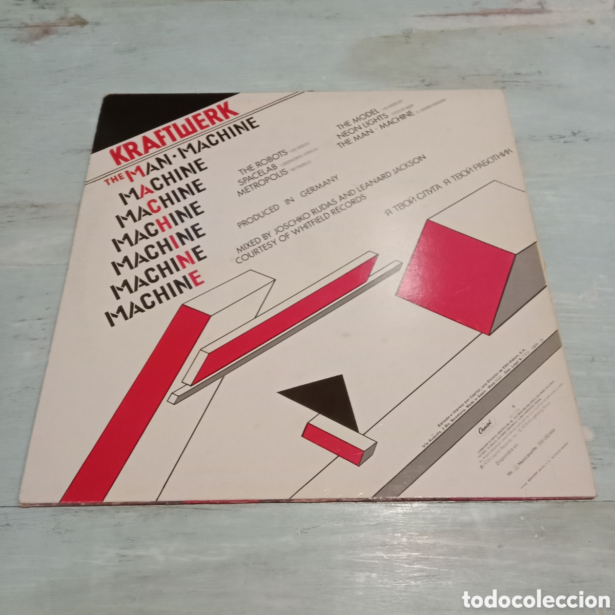 Discos de vinilo: KRAFTWERK - THE MAN MACHINE - LP - Foto 2