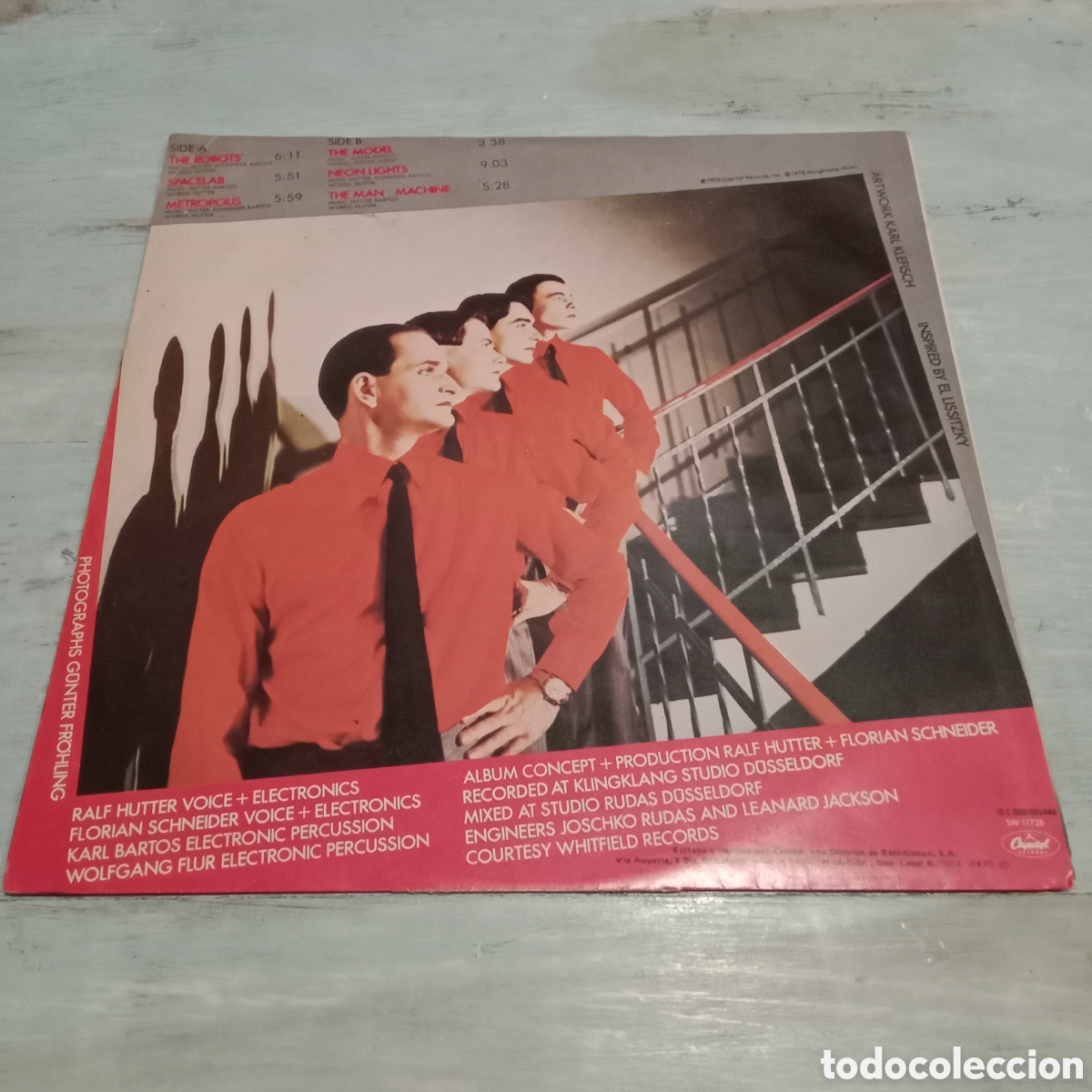Discos de vinilo: KRAFTWERK - THE MAN MACHINE - LP - Foto 5